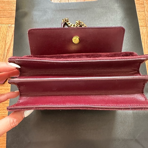 SAINT LAURENT
Sunset Monogram YSL Small Velvet Chain Crossbody - Picture 11 of 13